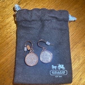 Authentic coach vintage earrings